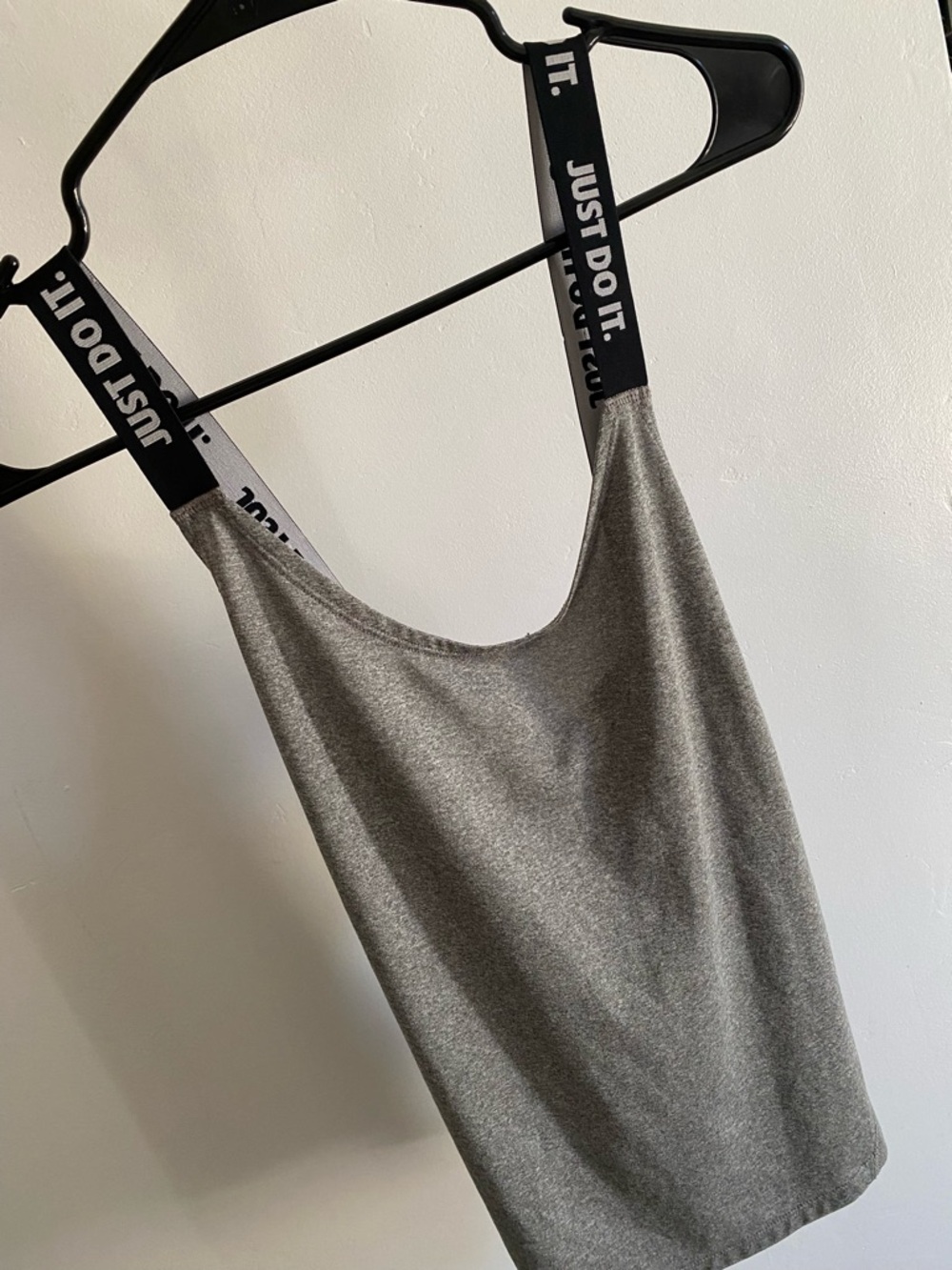 Nike Grey Dri-FIT Performance Tee with Black Logo
